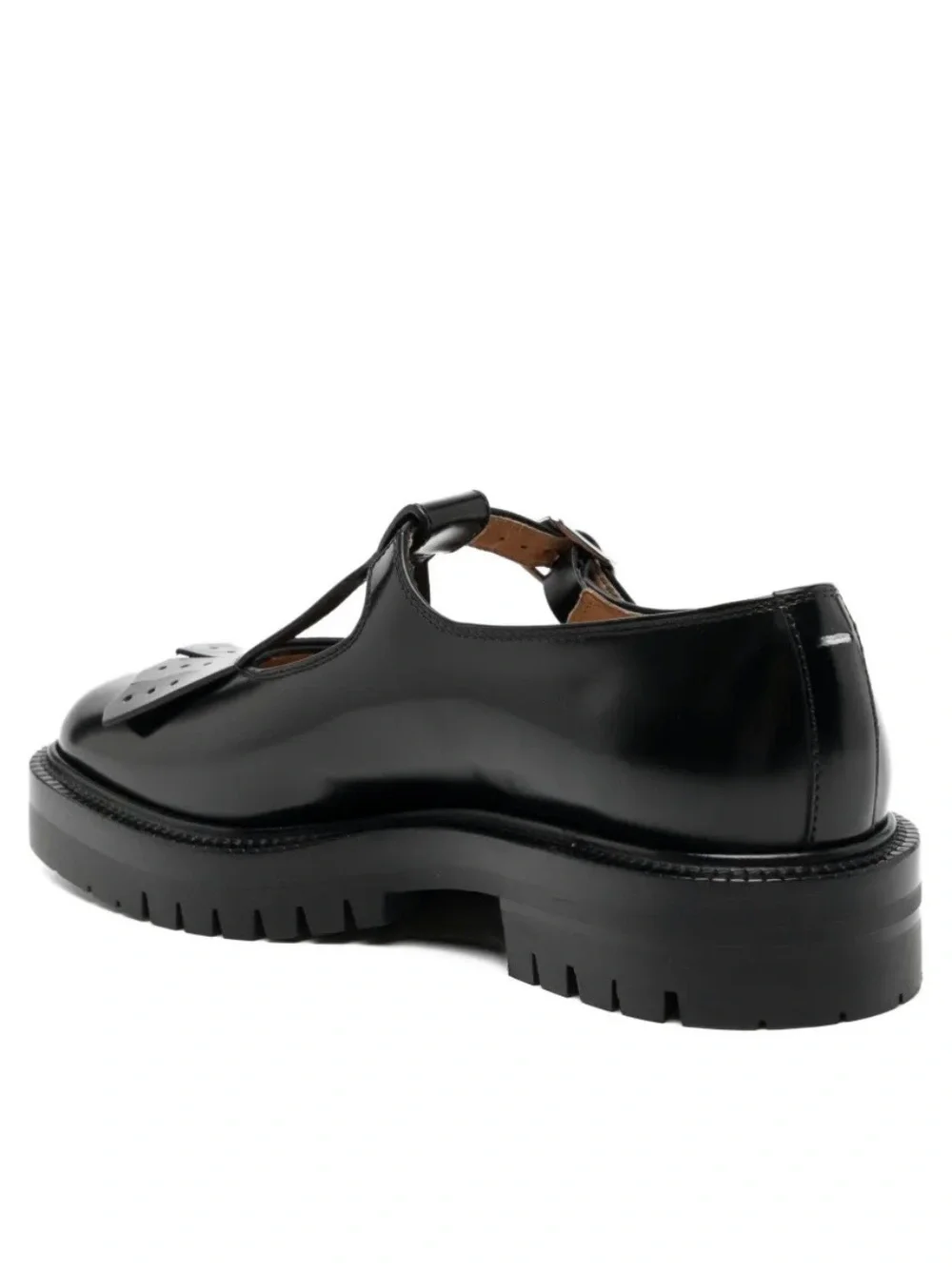 Maison Margiela Authentic Black Leather Tabi Country Mary Jane Loafer - Picture 3 of 4